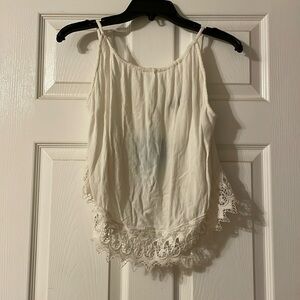 White Top Shop Lace Top